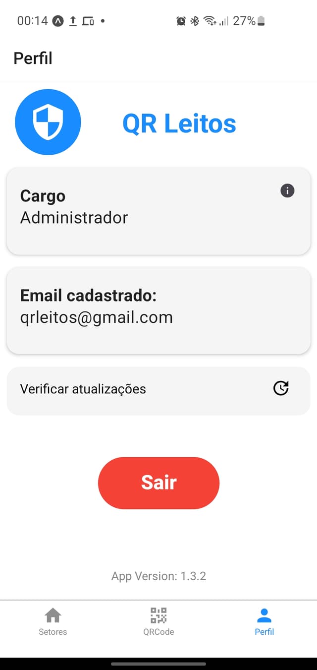 Projeto QR Leitos Interface