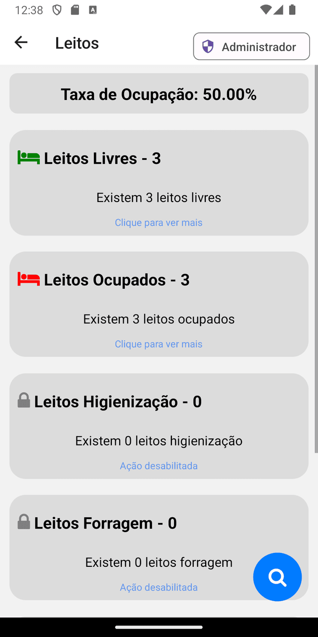 Projeto QR Leitos Interface